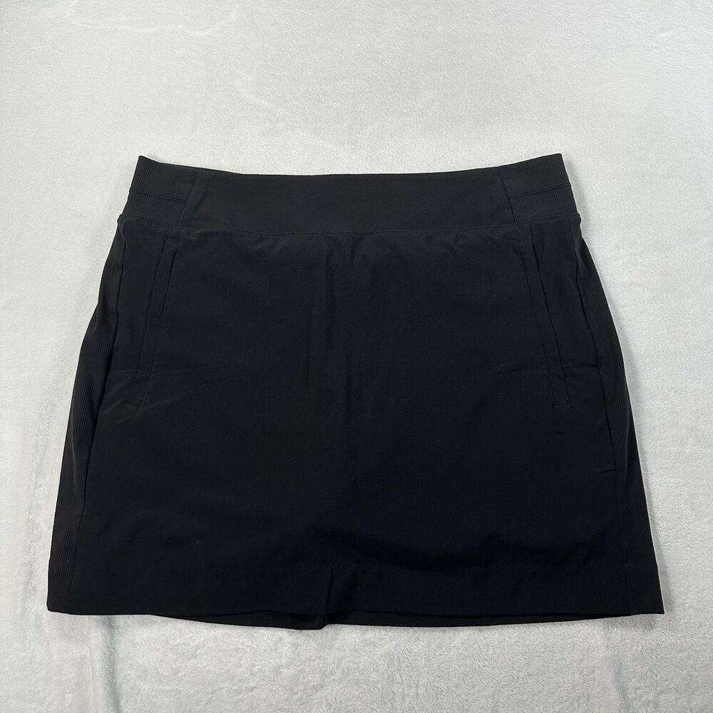 Athleta Brooklyn Skort 16” Women’s Size 12 Black Athletic Travel Golf Skirt